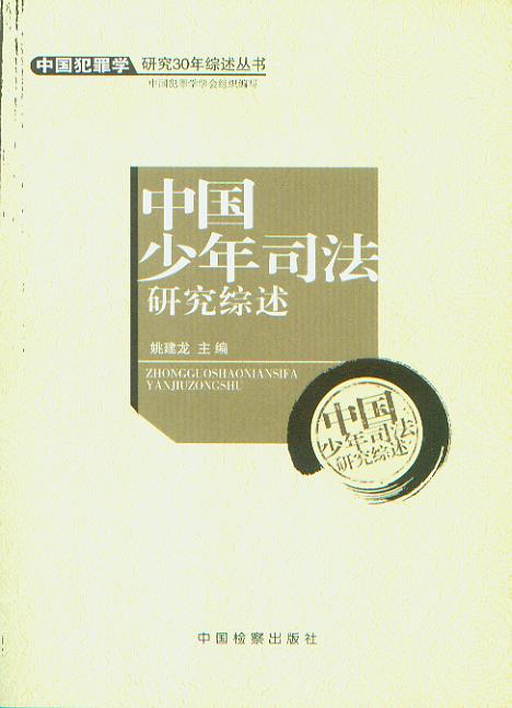 中国少年司法研究综述/中国犯罪学研究30年综述丛书.6