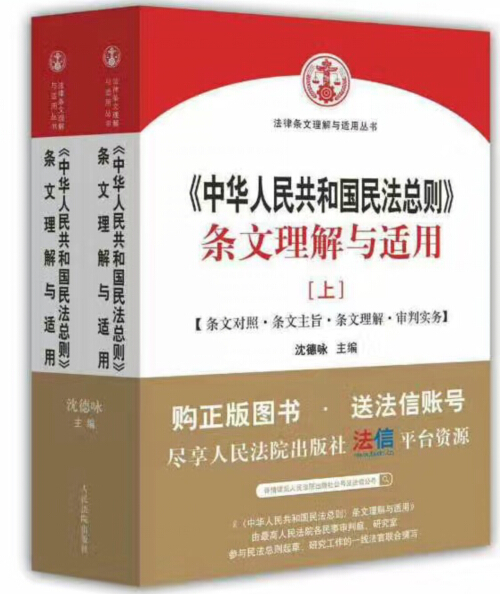 《中华人民共和国民法总则》条文理解与适用