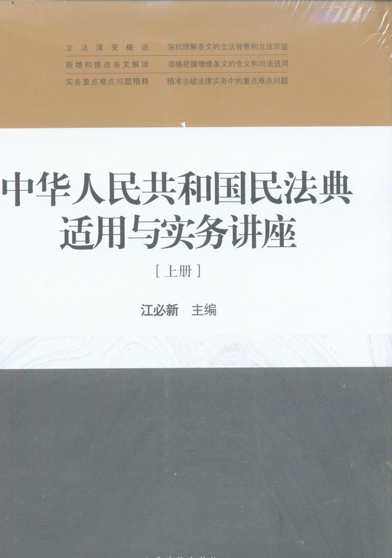 中华人民共和国民法典适用与实务讲座（上下册）